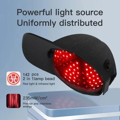 NEW 660Nm 940Nm Red Light Infrared Therapy Hair Growth Cap for Hair Regrowth Antihair Loss Relax Scalp Care Hat anti Hair 2026
