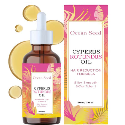 OEM Cypriol Oil Cyperus Rotundus Oil Natural Hair Inhibitor Roll-On Essence Slower Growth Serum Body Face Unwanted Hair Removal