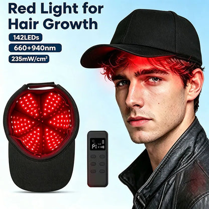NEW 660Nm 940Nm Red Light Infrared Therapy Hair Growth Cap for Hair Regrowth Antihair Loss Relax Scalp Care Hat anti Hair 2026