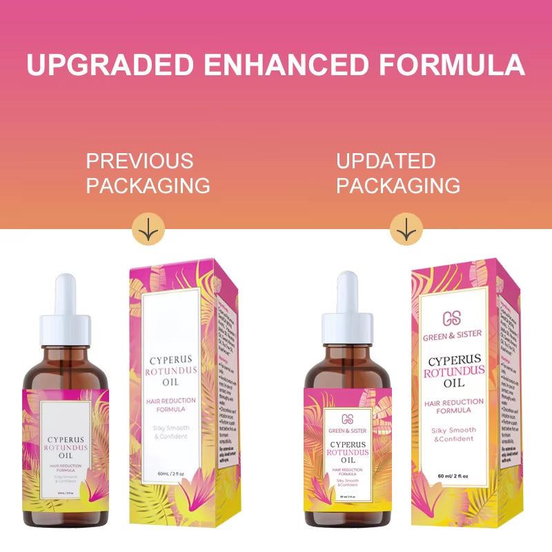 OEM Cypriol Oil Cyperus Rotundus Oil Natural Hair Inhibitor Roll-On Essence Slower Growth Serum Body Face Unwanted Hair Removal